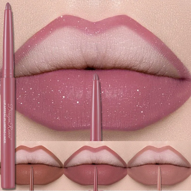 12 Farben Matte Lip Liner Stifte – Langanhaltend, Wasserfest, Nicht Klebend, Mauve Lippenstiftstifte für präzise Konturen und geschmeidiges Lippen-Make-up