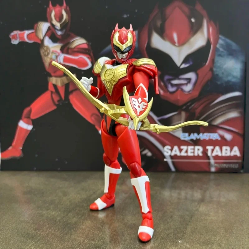 

Power Rangers Dinosaur Red Ranger Articulated Action Figure Collectible Superhero Model Toy For Kids Collectors Desktop Ornament
