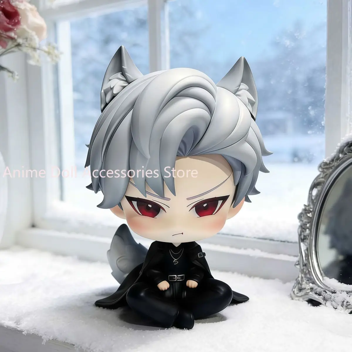 New Anime Love and Deepspace Sylus Cosplay PVC Action Figure Desktop Ornaments Cartoon Props Birthday Gift view 4