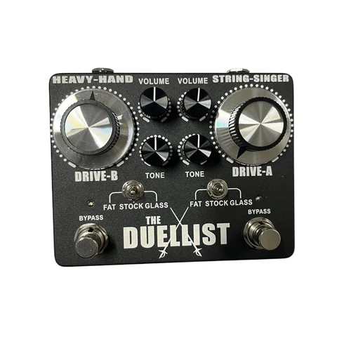 Imagen 2 del producto Pedal de guitarra, nueva versión King Tone Duellist OVERDRIVE Pedal de efecto de distorsión, Pedal de efecto clásico, negro, True Bypass