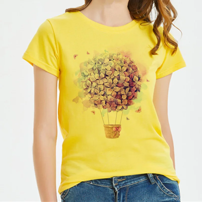 الوردي تي شيرت المرأة قصيرة الأكمام الأزهار زهرة سيدة الموضة الأعلى الصيف السيدات المرأة الجرافيك كوع تي أنثى للجنسين Y2K الشارع الشهير