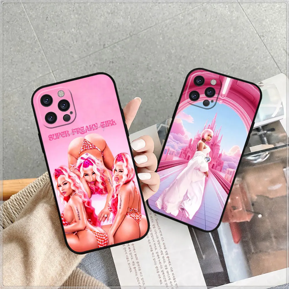 Nicki Minaj Rapper Pink Friday 2 Phone Case For Apple iPhone 15 14 16 13 12 11 Pro Max Mini 8 7 X XS XR SE Silicone Back Cover