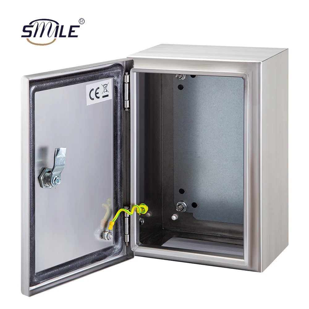 CHNSMILE Electrical Ip66 Metal Lock Stainless Steel 316 Junction Box Distribution Panel Box