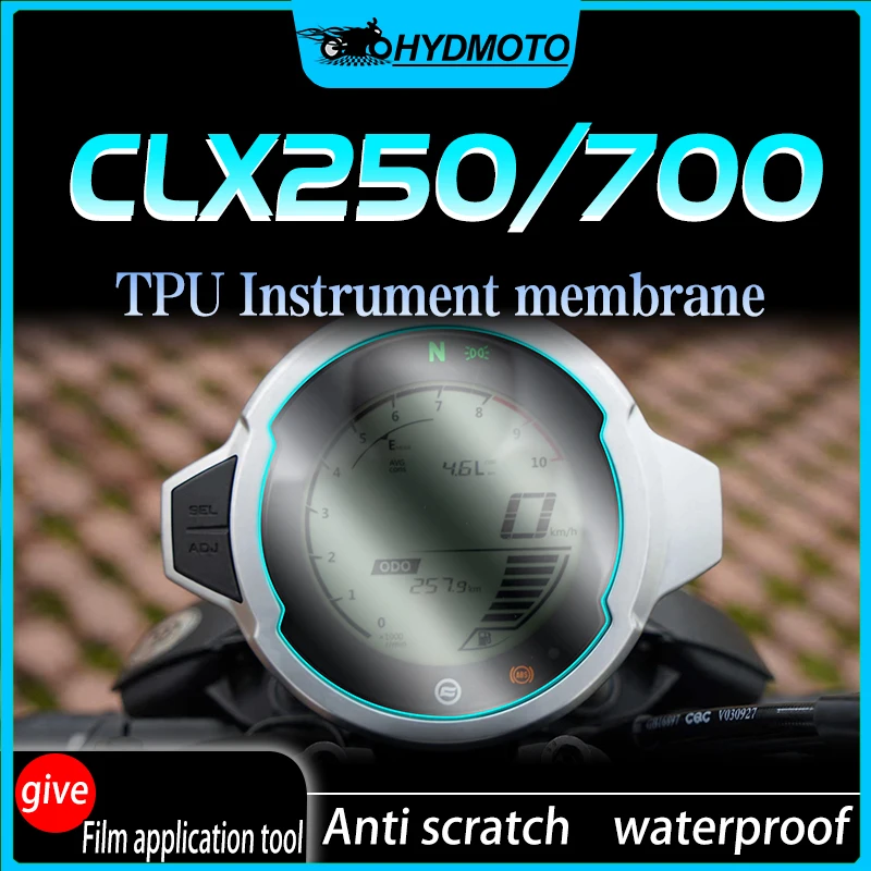 For CFMOTO 250CLX 700CL-X Headlight Film Instrument Film Transparent Protection Film Sticker Modification