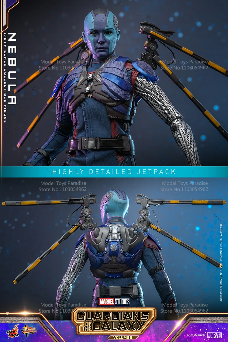 HotToys HT MMS714 1/6 ألعاب قابلة للجمع سديم 2.0 حراس المجرة المجلد 3 مجموعة كاملة مضادة للبطل 12 بوصة نموذج لجسم هدية #6