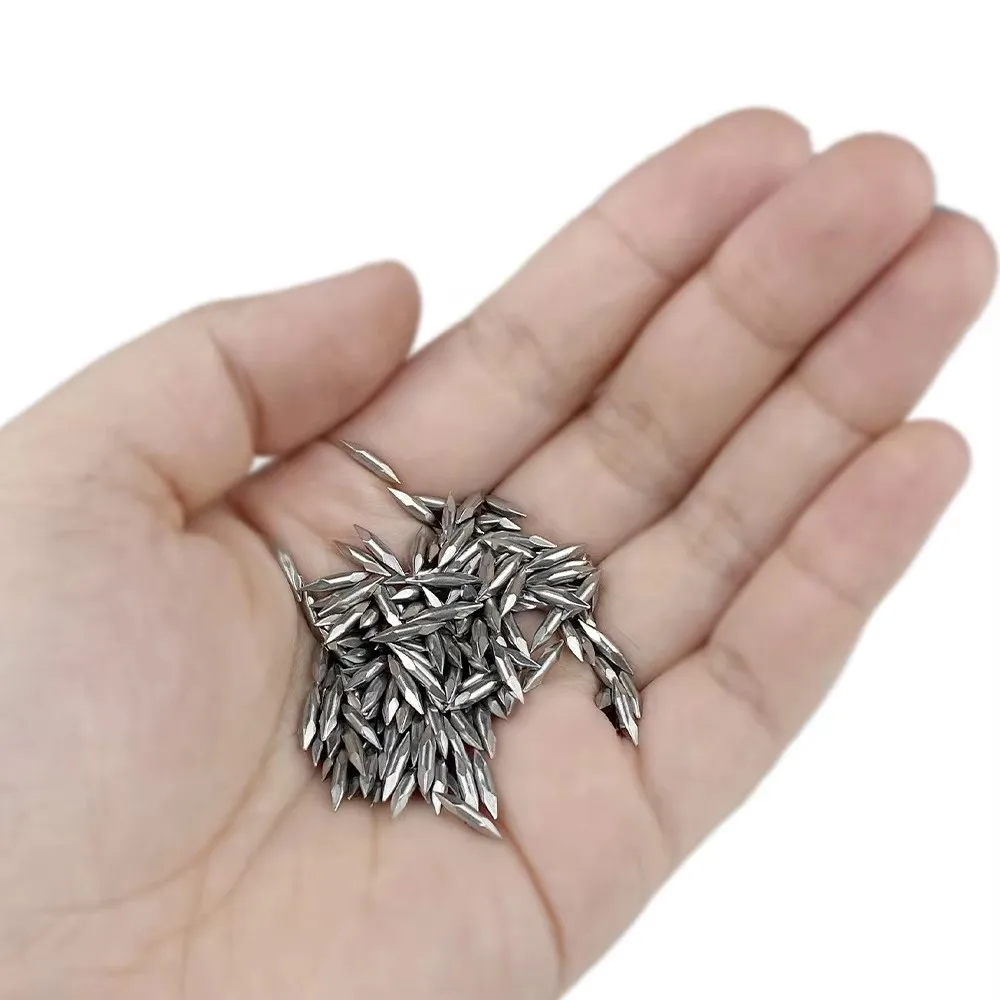 

450g Stainless Steel Beads Tumbling Media Shot For Polishing Jewelry Cleaning Needle Media Stainless Steel Pins For Gold Diamond