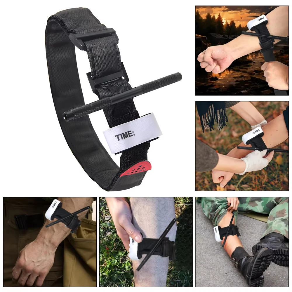 1PC 95CM Tactical  Aluminum Rod Emergency Tourniquet First-Aid Supplies Rescue Life Outdoor Survival Tool