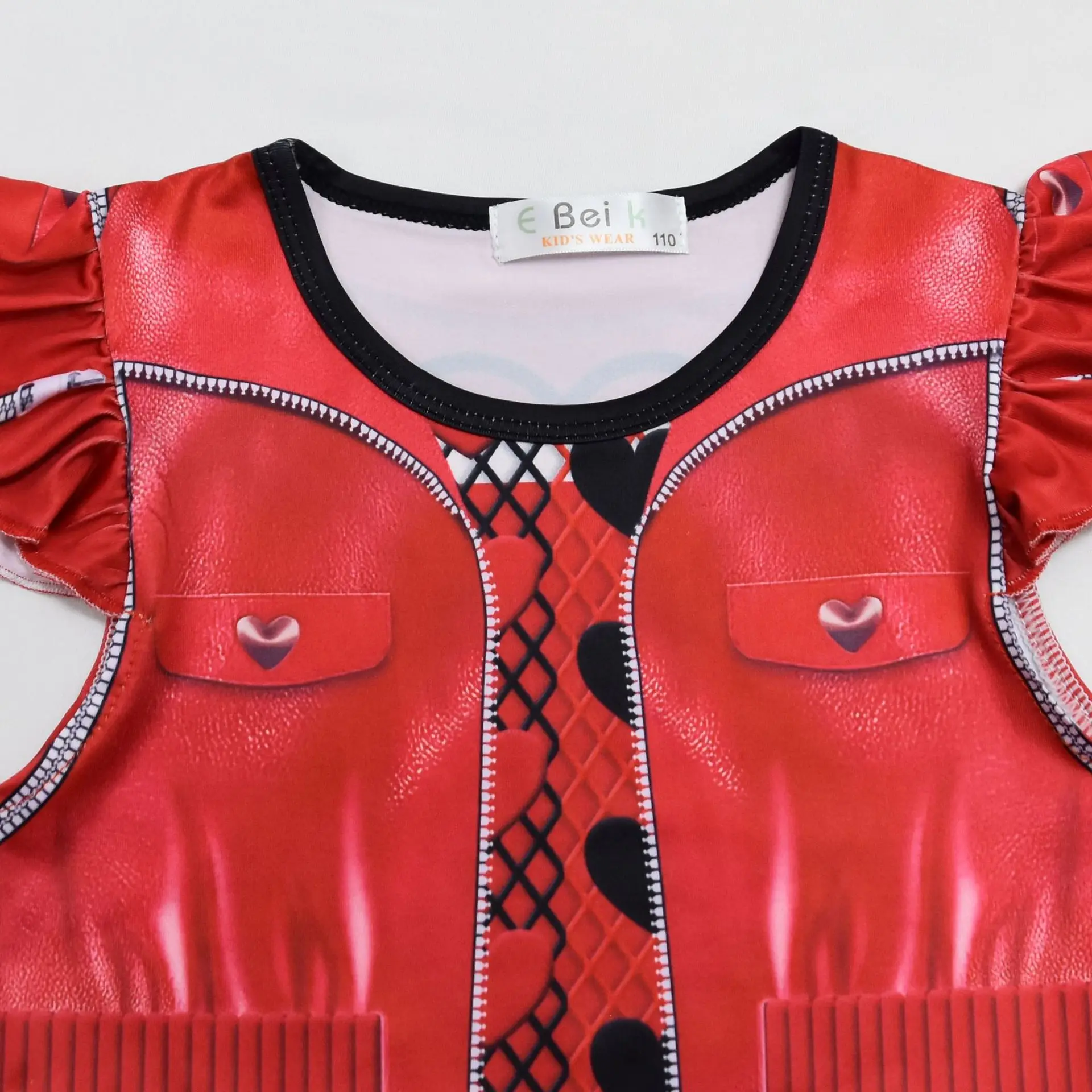 Film Discendenti 4 The Rise of Red Costume Cosplay Bambini Abiti eleganti Ragazze Fantasia Halloween Carnevale Festa Giochi di ruolo Vestiti