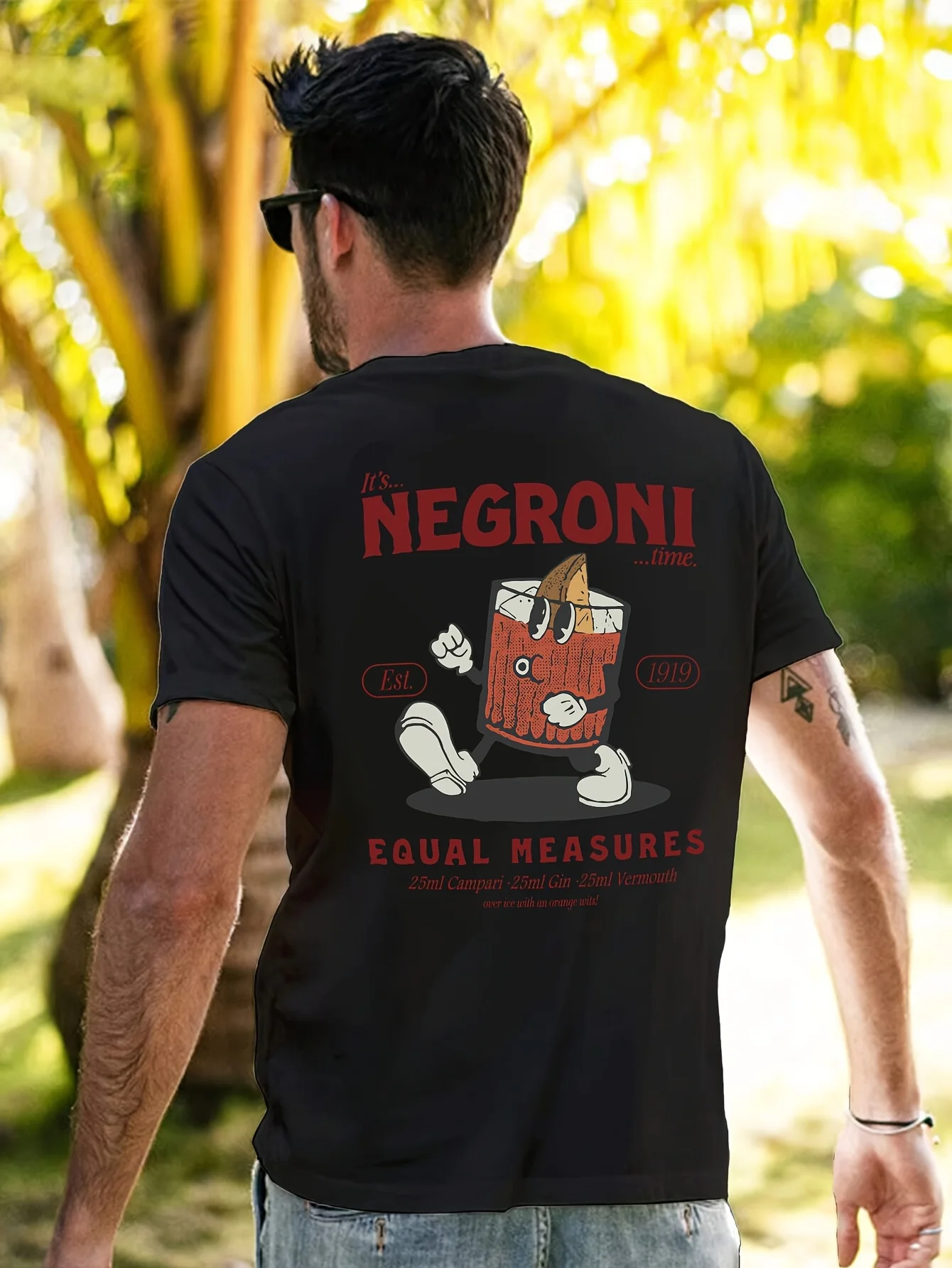 Men'S Casual Short Sleeved T-Shirt Tops Summer Fashion Men's Cotton Letter Graphic T-Shirt Oversized Shirt Men's Clothing Tees
