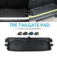 Alfombrilla de maletero de material TPE para Suzuki Jimny JB64 Sierra JB74W 2019 2023, marcos de accesorios interiores