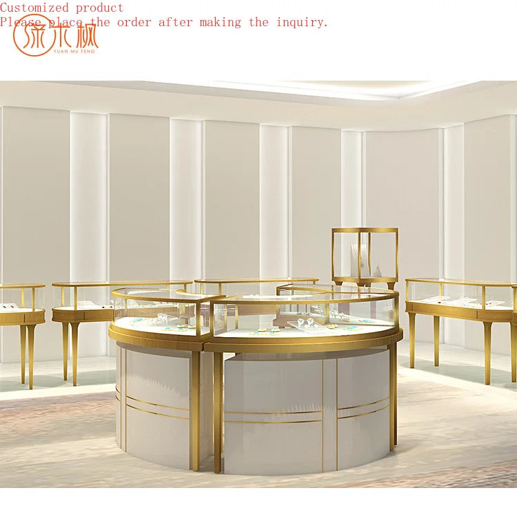 

Expert Craftsmanship Jewelry Glass Showcase Display New Shop Design Jewelry Showcase Cabinet Manufacturer