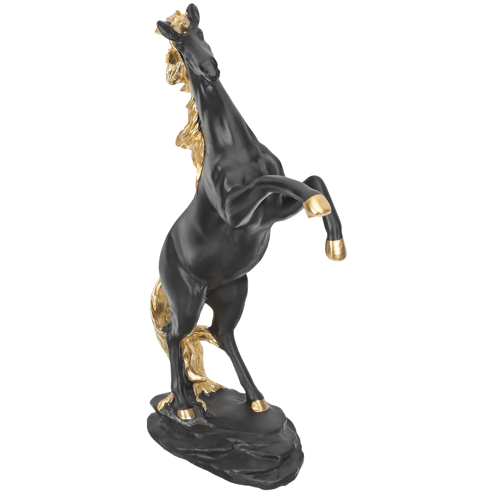

Декоративная статуэтка лошади из смолы для гостиной, спальни, кабинета, рабочего стола, домашнего офиса, натуральный дизайн