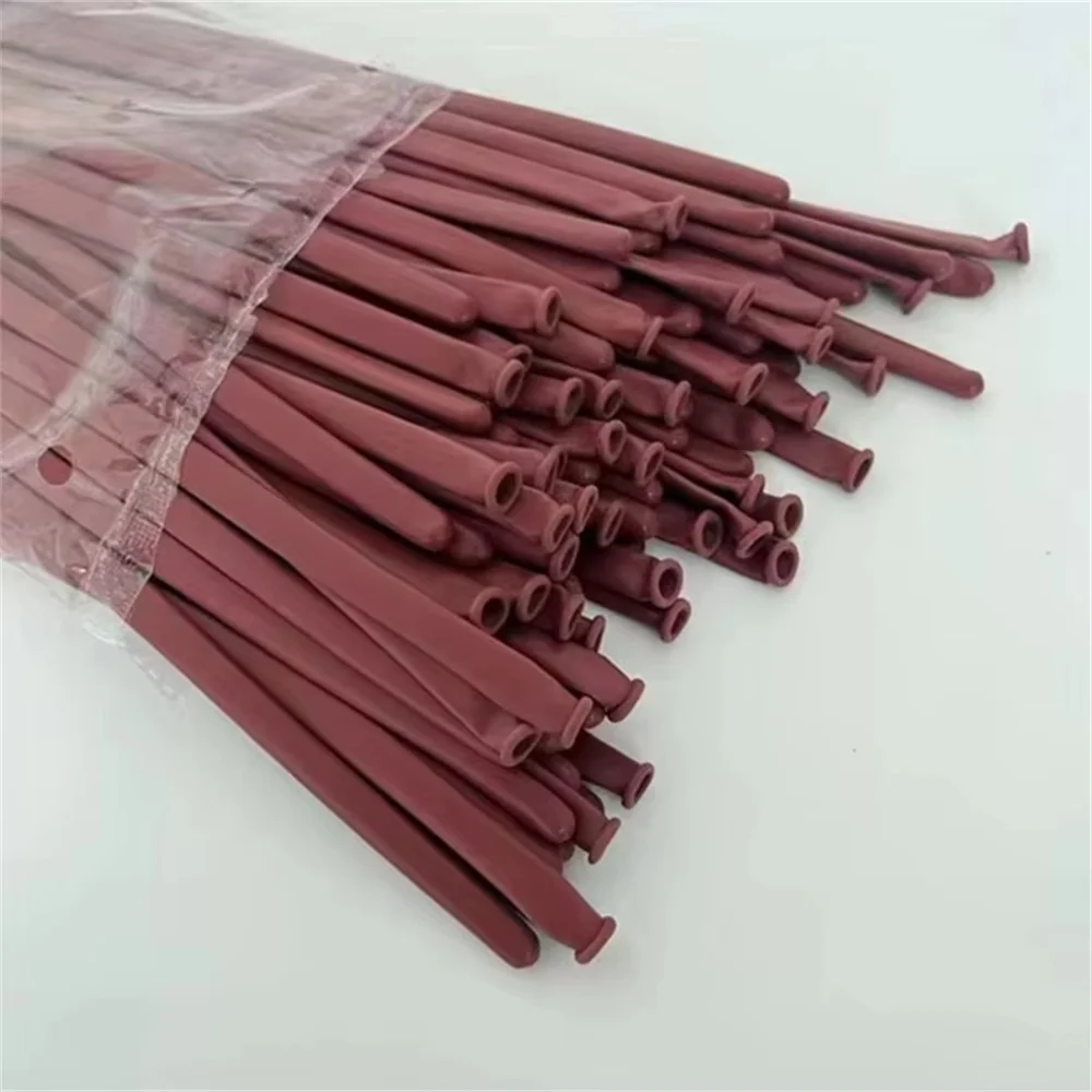 بالون لاتكس طويل الشريط 20 قطعة أحمر أخضر أصفر أزرق وردي مختلط DIY حفلة عيد ميلاد الزفاف بالونات استحمام الطفل الديكور #3