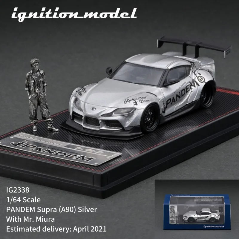 IG 1:64 alloy PANDEM Supra A90 realistic car model for adult collection, display item, boys' gift, car toy