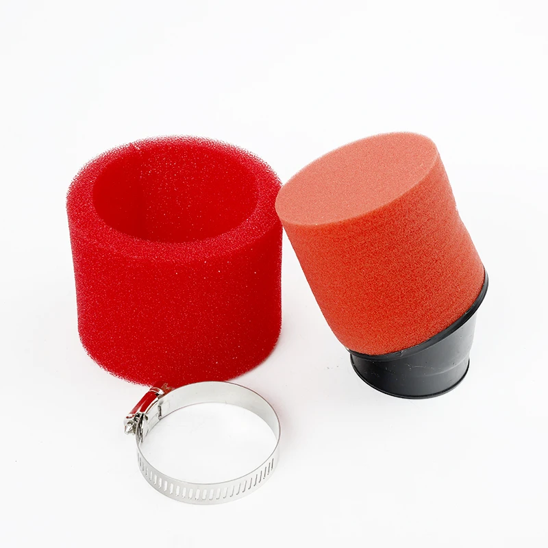 35mm, 38mm, 42mm, 45mm, 48mm black and red foam air filter neck foam, sponge cleaner, red kayo BSE