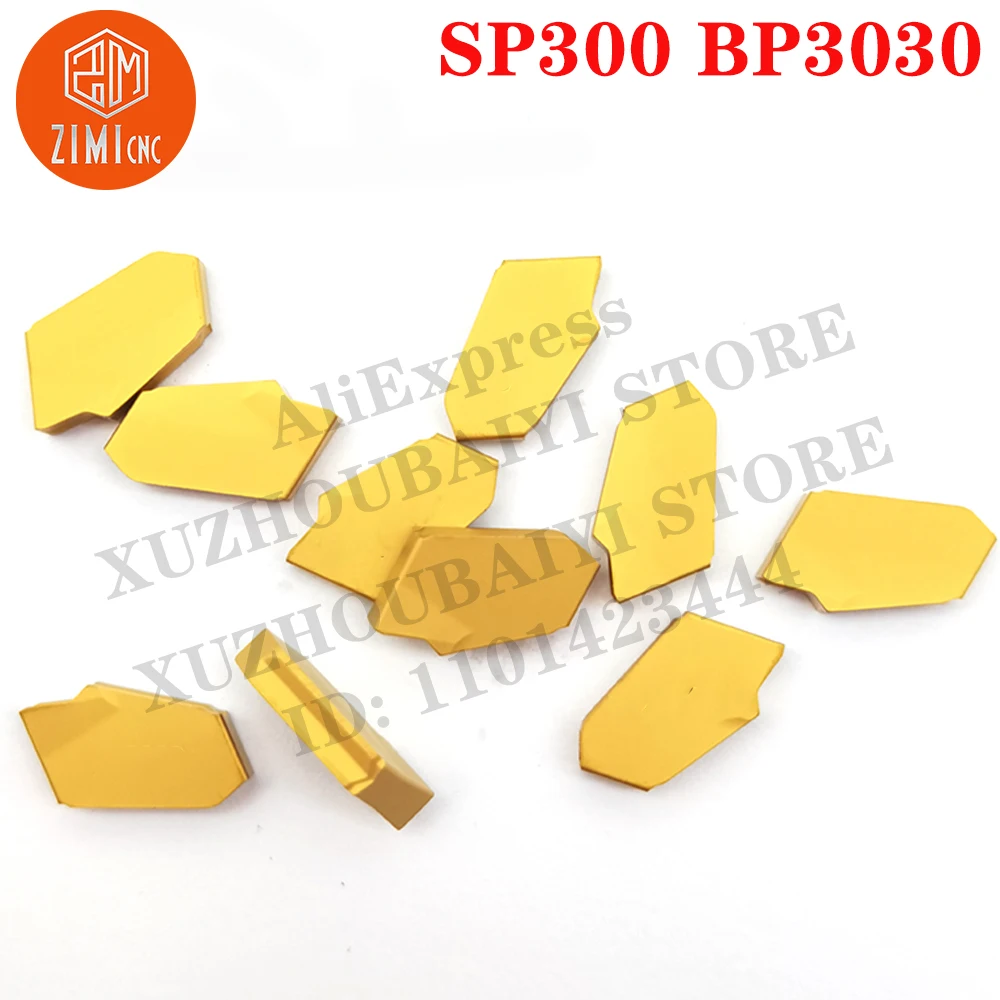 SP300 BP3030 SP300 Carbide CNC Tool Cutting Lathe Tools Metal Turning insert mechanical metal lathe Turning Carbide Inserts Tool