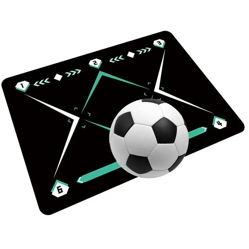 

Soccer Dribble Trainer Soccer Training Equipment 35.43x23.62 IN Portable Anti-Skid Agility Board Game Pad For Kids Youth