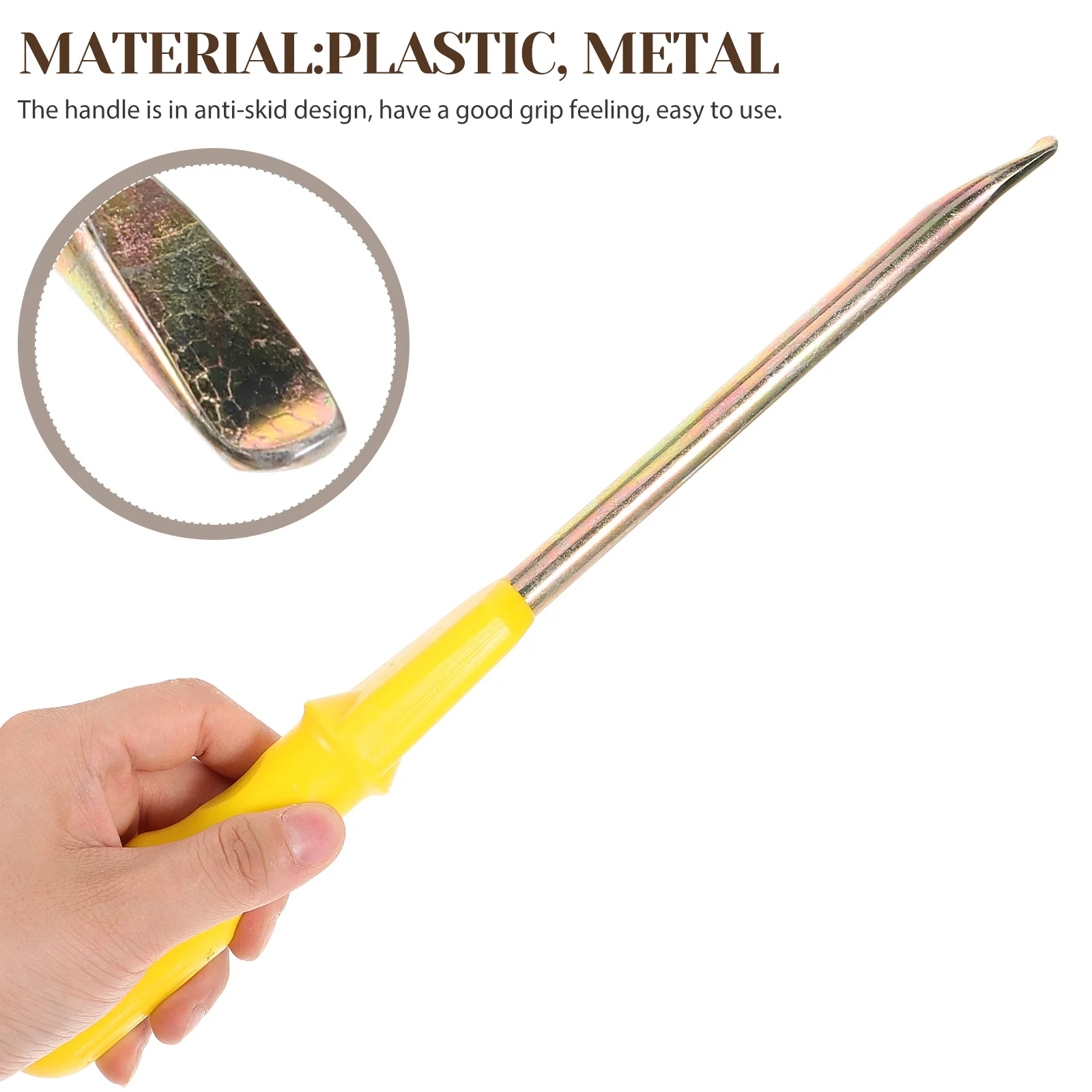 

Bike Tyre Spoon Bike Tire Fixing Tool Durable Anti-Slip Handle Light Weight Mountain Road Bicycle Repair Pry Spoon