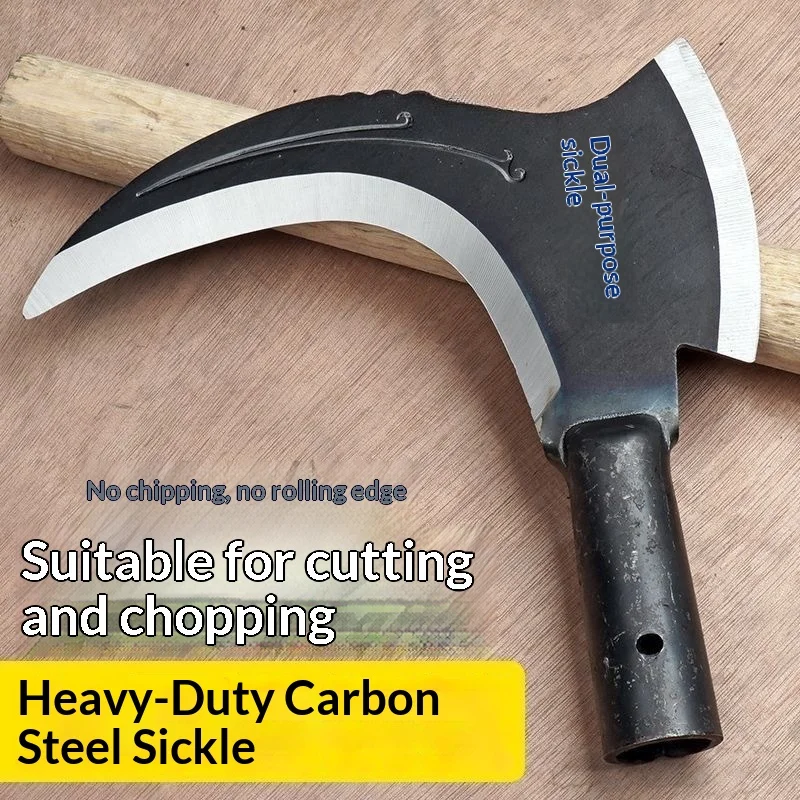 

Утолщенная двойная коса из марганцевой стали для резки травы и измельчения древесины, высокомарганцевая сталь, для использования на открытом воздухе на ферме