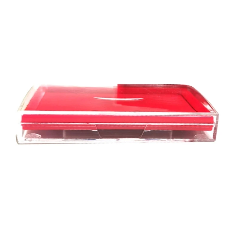 Finger Ink Pad Red Finger Printing Ink Pad Stamp Ink Pad ​Thumbprint Ink Pad Quick Drying Ink Pad Fingerprint Ink Pads