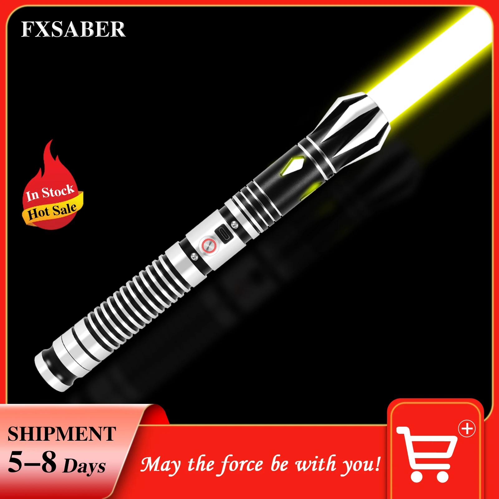 

FXSABER Metal Hilt RGB blade change dueling sabers for cosplay Wholesale lightsabers with smooth swing