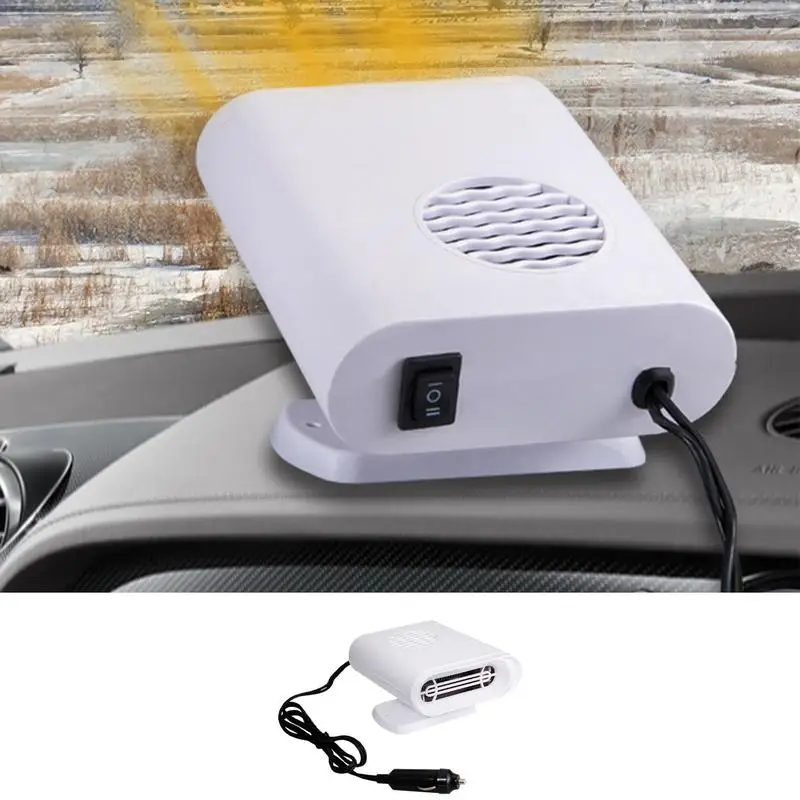 

Portable Car Heater Fan 2 IN 1 Cooling Heating Auto Windshield Defroster 12/24V Portable Electric Car Windshield Defroster