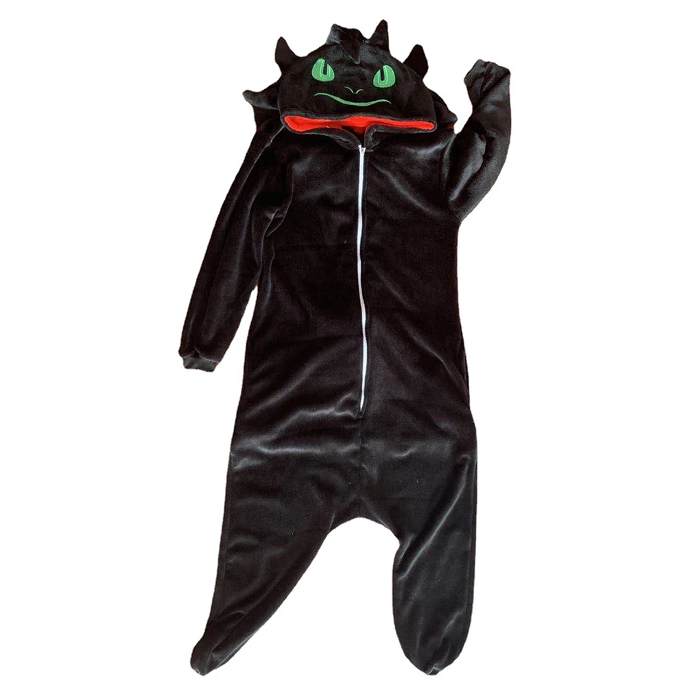 How to Train Your Dragon Toothless Onesies Adults Anime Cosplay Costume Cartoon Pajamas Adults One Piece Pyjamas Sleepwear Suit