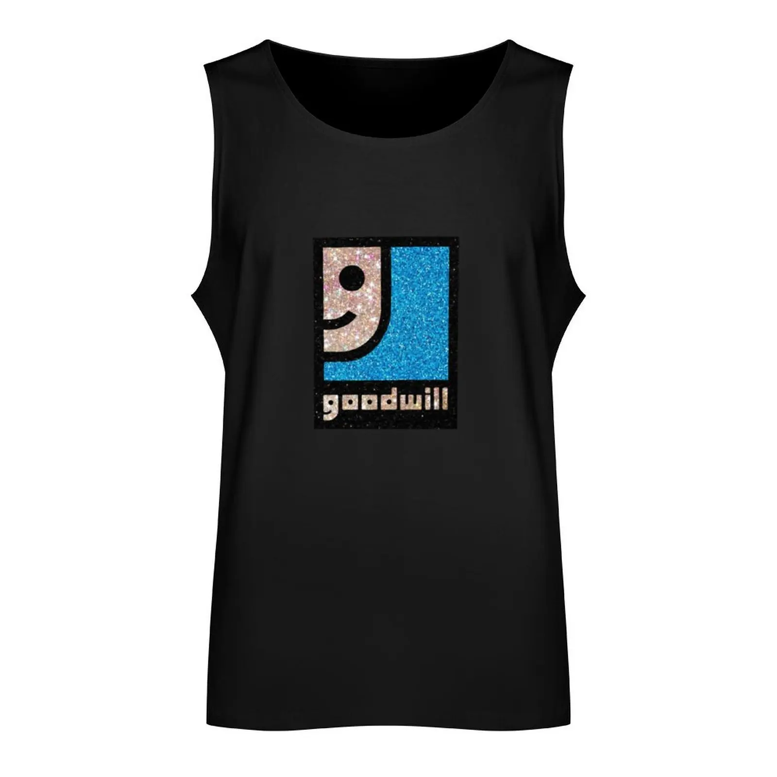 Glitter Goodwill Logo Tank Top Vest sleeveless jackets gym shirt men summer Men's tops