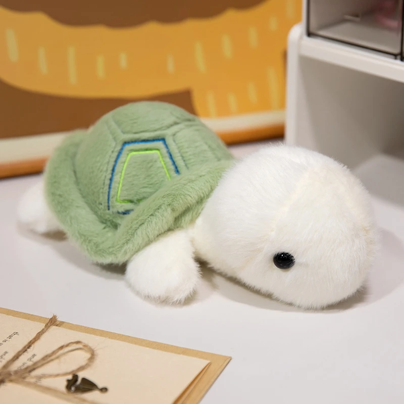 Kawaii Little Turtle Plush Toys Skin-friendly Animal Doll Cute Desktop Ornaments Comfortable Sleep Companionship Gifts For Child