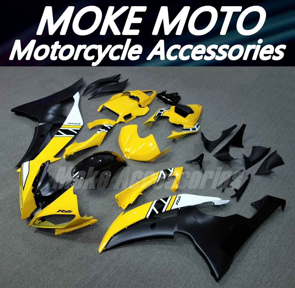 

Motorcycle Fairings Kit Fit For R6 2008 2009 2010-2014 2015 2016 Bodywork Set ABS Injection New Black Yellow