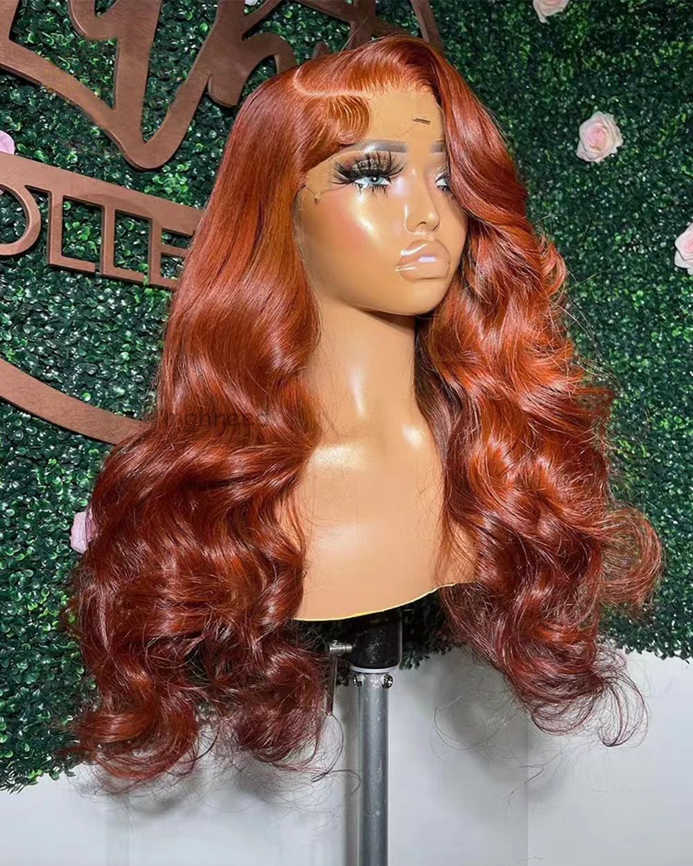 Auburn Human Hair  Lace Frontal Wig 13x4 13x6 4x4 Lace Wigs For Women