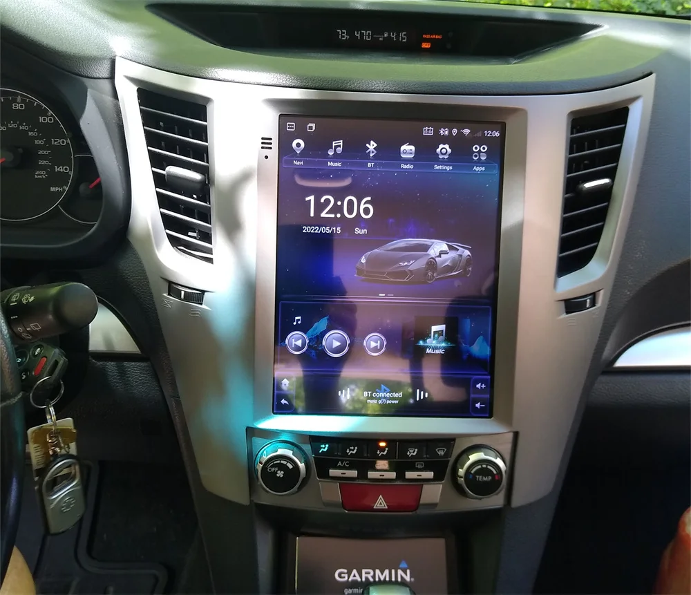 Tesla Style Android 13.0 dla Subaru Legacy Outback 2009-2014 Radio samochodowe Odtwarzacz multimedialny Carplay Jednostka główna Auto Stereo WIFI