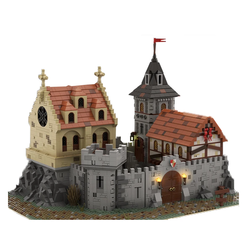 

NEW 4747pcs MOC Europeanl Street View Medieval ROYAL Castle model DIY creative ideas Retro child Toy BirthdayGift buildingblocks