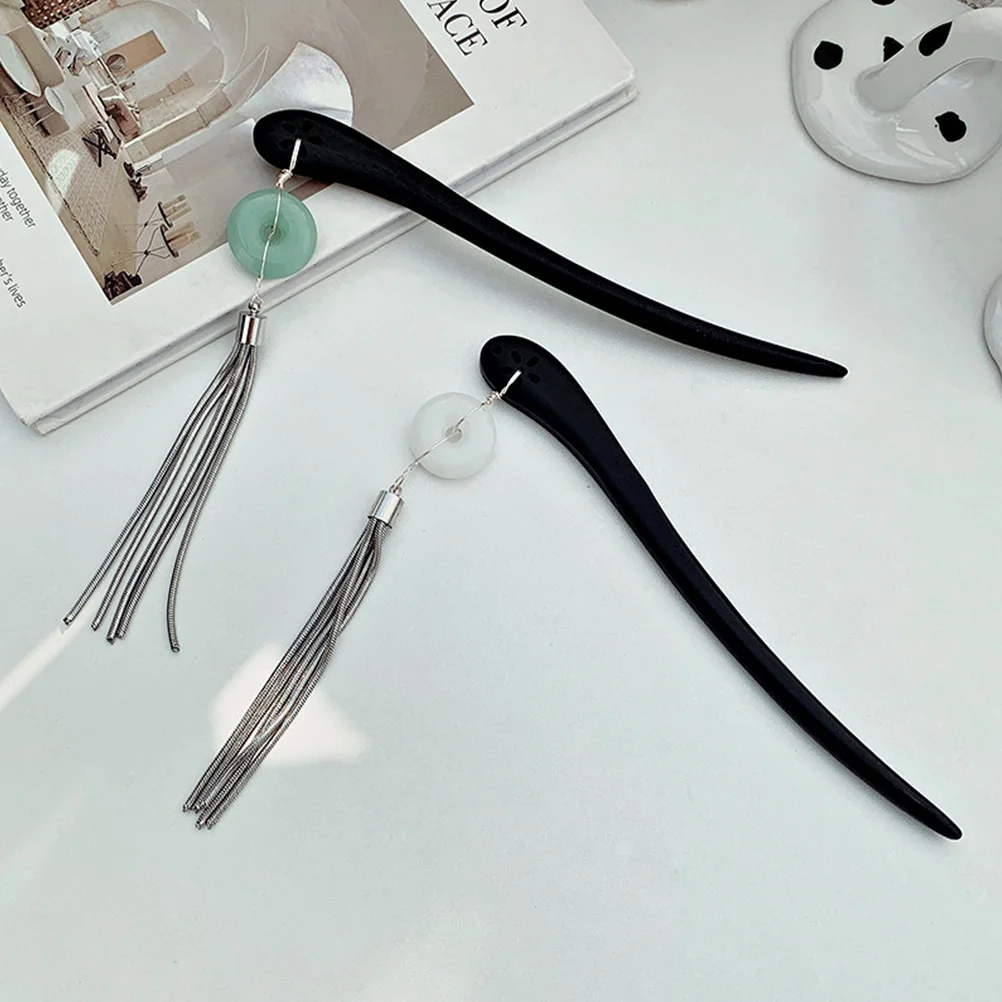

Hairpin 1Pc Chinese Style Chopstick Synthetic Jade Stick Retro Hair Pin Hanfu Headdress Wedding Party Prom Night Out Hair