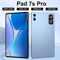 2025 New Pad 7s Pro Tablet 10.1 HD Android 15 22GB+2TB 10000mAh Battery Tablets PC Global Version 5G WIFI Dual SIM Tab For Kids