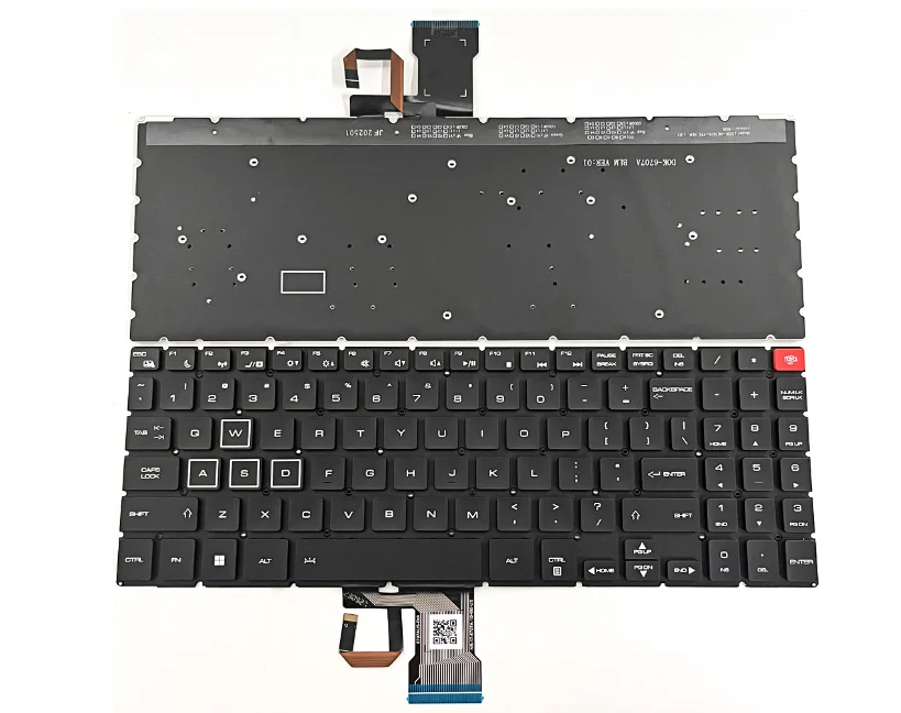 US 4-Zone RGB Backlit Laptop Keyboard For Thunderobot Zero G3 Ultra RTX 4080