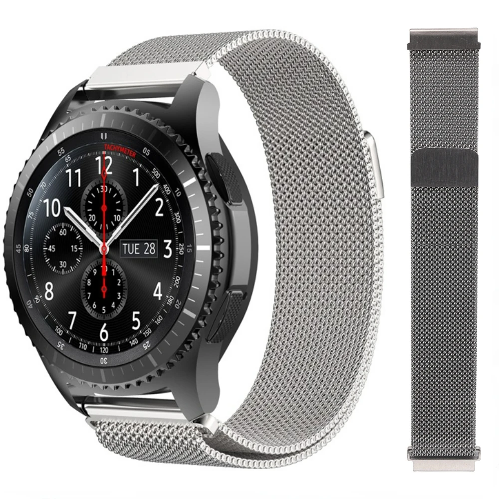 

22mm 20mm Milanese Strap for Samsung Galaxy Watch 3/6/4/Classic/5/5 Pro 44mm 40mm Bracelet for Huawei Watch 4 3/GT 2 Amazfit GTR