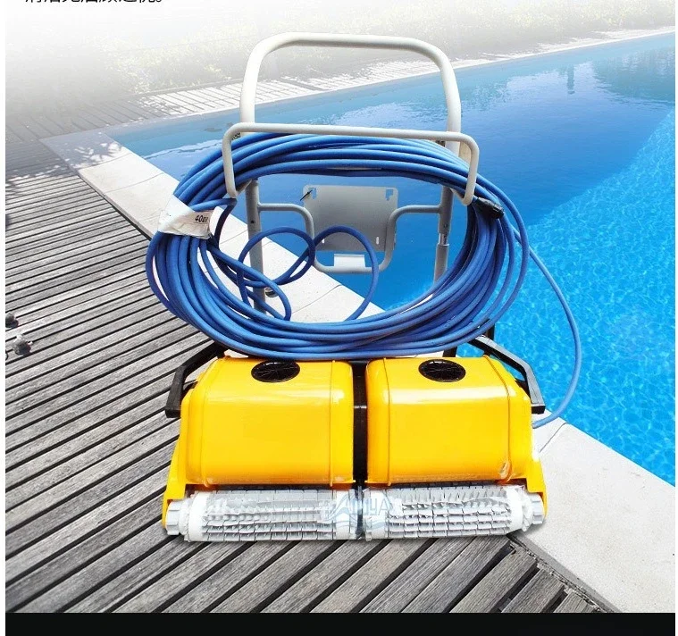 La machine d'aspiration automatique des eaux usées peut monter le mur, équipement de nettoyage des piscines, aspiration des eaux usées de piscine