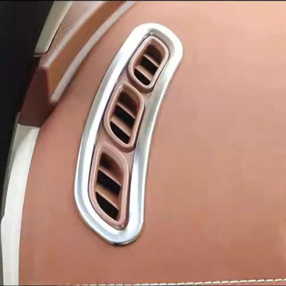 

Glove Box Handle Sequins / Dashboard Air AC Vent Outlet Cover Trim For GWM Ora Good Cat 2020 - 2024 Stainless Steel Accessories