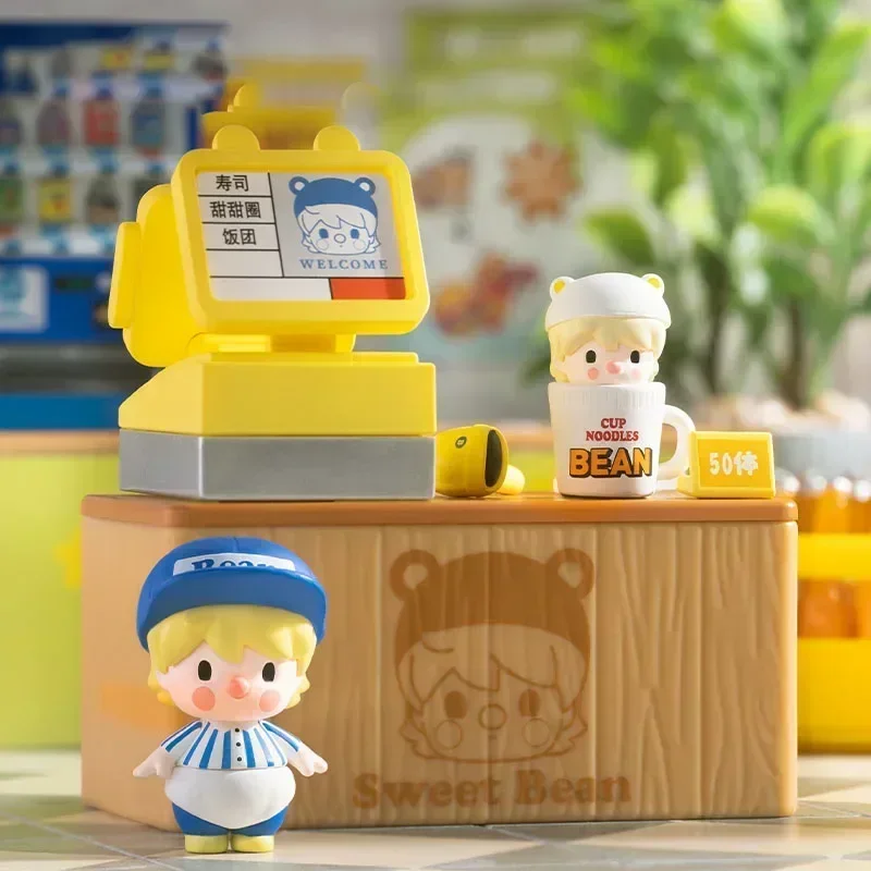 

POP MART Sweet Bean 24-часовой круглосуточный магазин слепая коробка Mystery Box Kawaii украшения фигурки домашний декор настольная модель куклы
