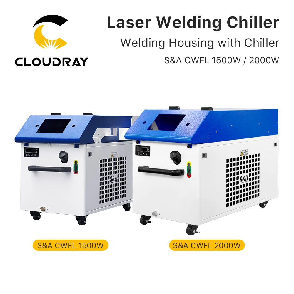 Cloudray S&A Laser Welding Chiller CWFL 1500W&2000W 50/60Hz Handheld Welding Housing with Chiller for Laser Welding Machine