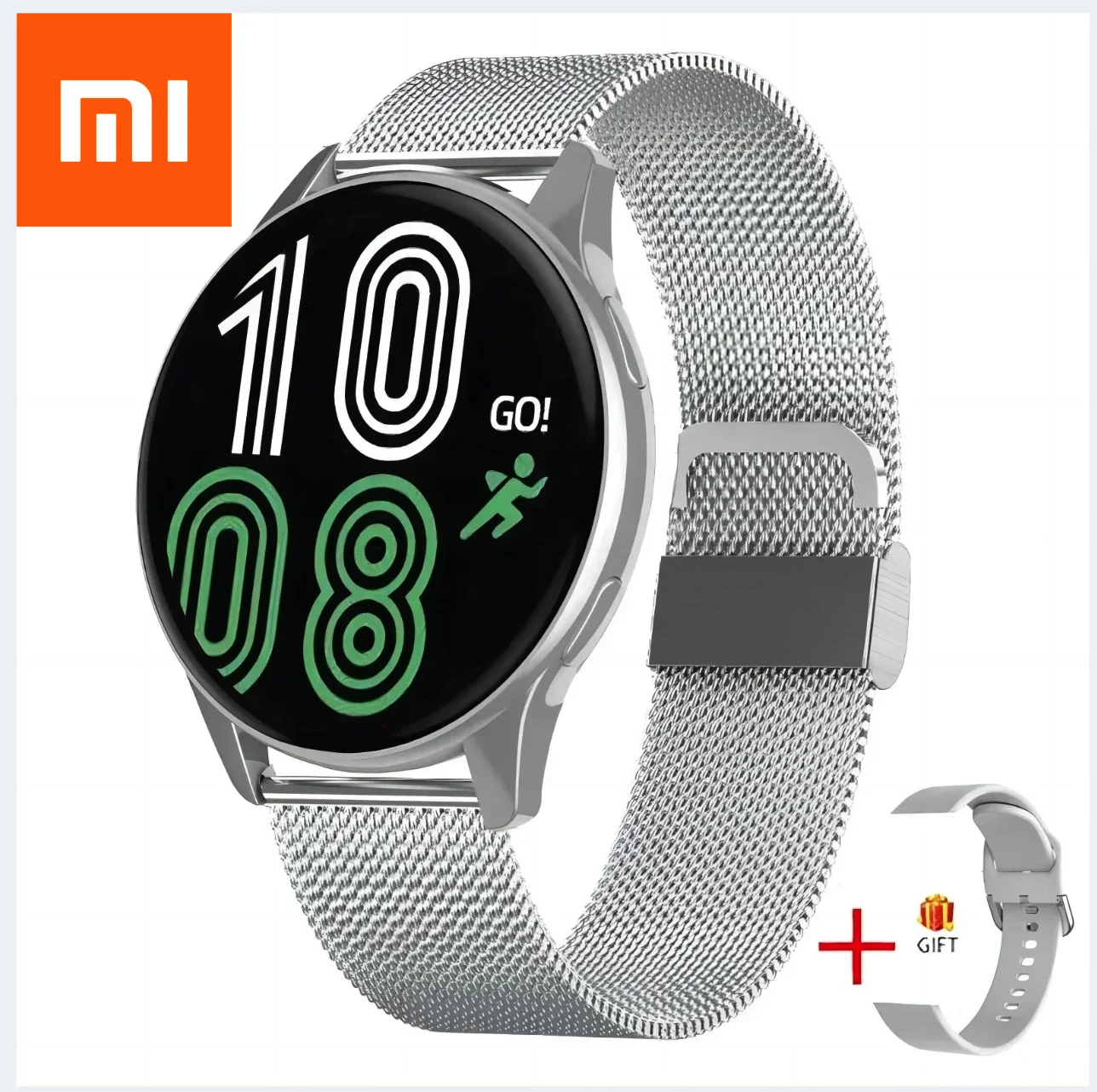 Xiaomi 2025 ساعة ذكية جديدة شاشة لمس كاملة بلوتوث مكالمة هاتفية رسالة رياضية الرد على المكالمات اللياقة البدنية الساعات الرياضية #1