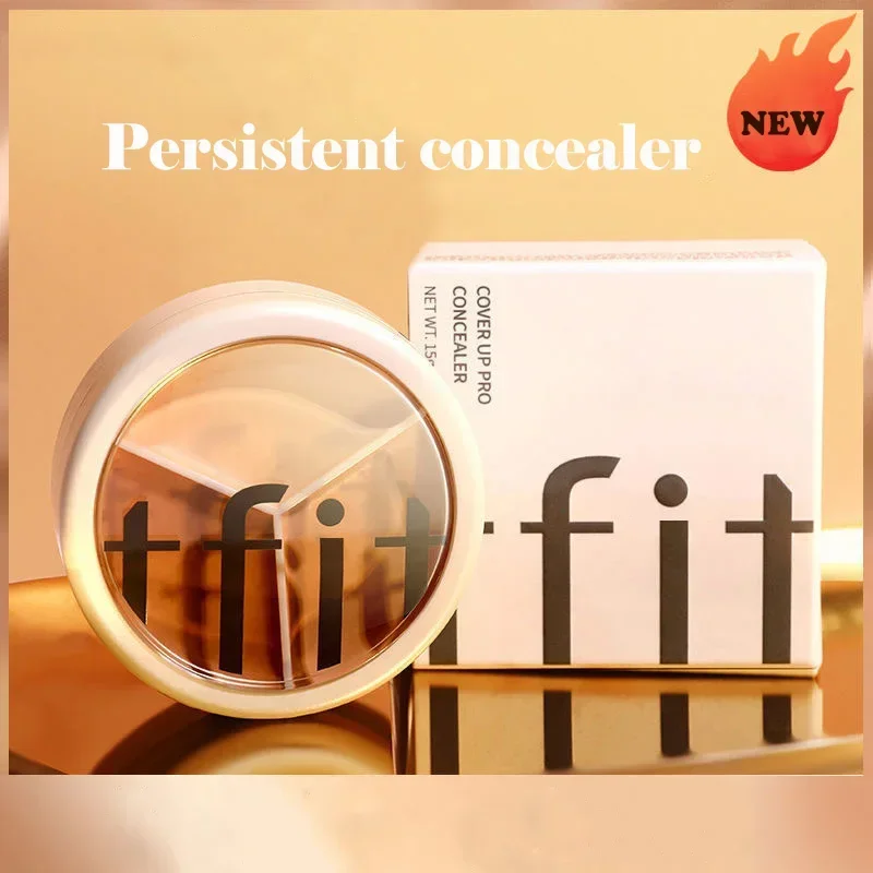 Tfit 3 colori Concealer Palette idratante Cover occhiaie e segni di Acne Contouring Cream Shadow Cosmetics trucco coreano