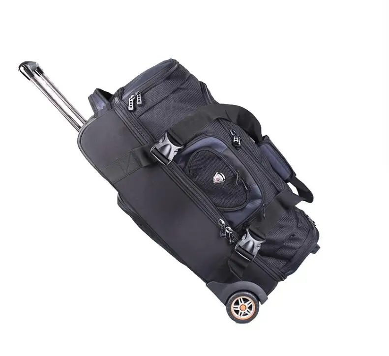 Oxford Baseball torba podróżna na kółkach o dużej pojemności bagaż na kółkach z możliwością rozbudowy bagaż podróżny walizka sportowe torby bagażowe