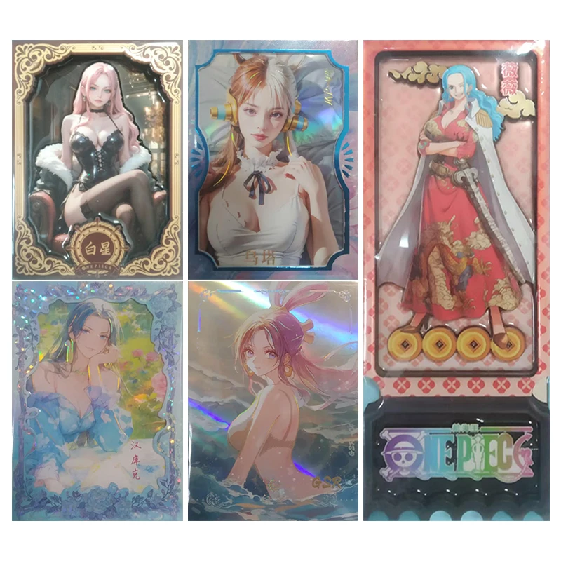 Anime One Piece Yamato Nefertari D Vivi Nami Perona Uta Shirahoshi Collectible Cards Christmas Birthday Gifts Children's Toys