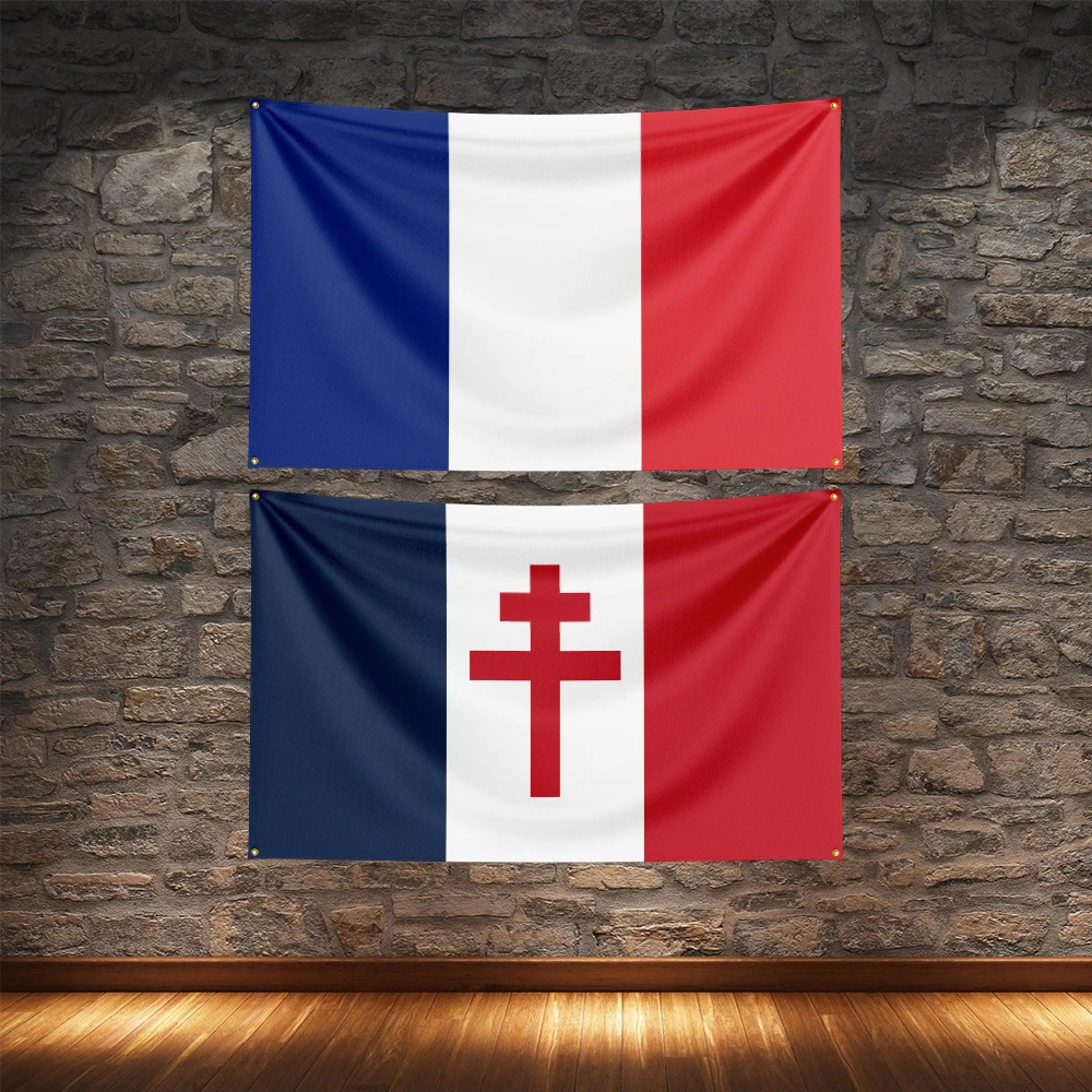 

Single-sided printing of the French flag