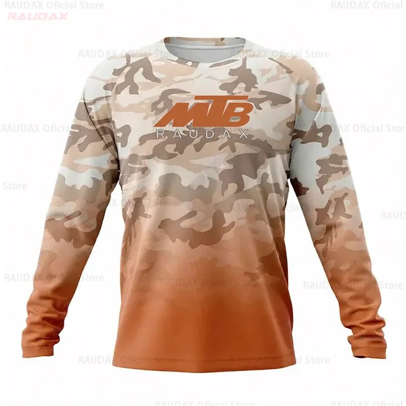 

Camouflage Downhill Jersey Racing T-Shirt MTB Bicycle Cycling Motocross Shirt Mountain Bike Clothing Long Sleeve Sports Shirt