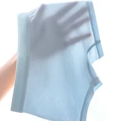 Summer Boys Thin Mesh Breathable Panties 4PCS Kid Soft Antibacterial Knickers Baby Cute Print Underwear 3+y Young Child Clothing