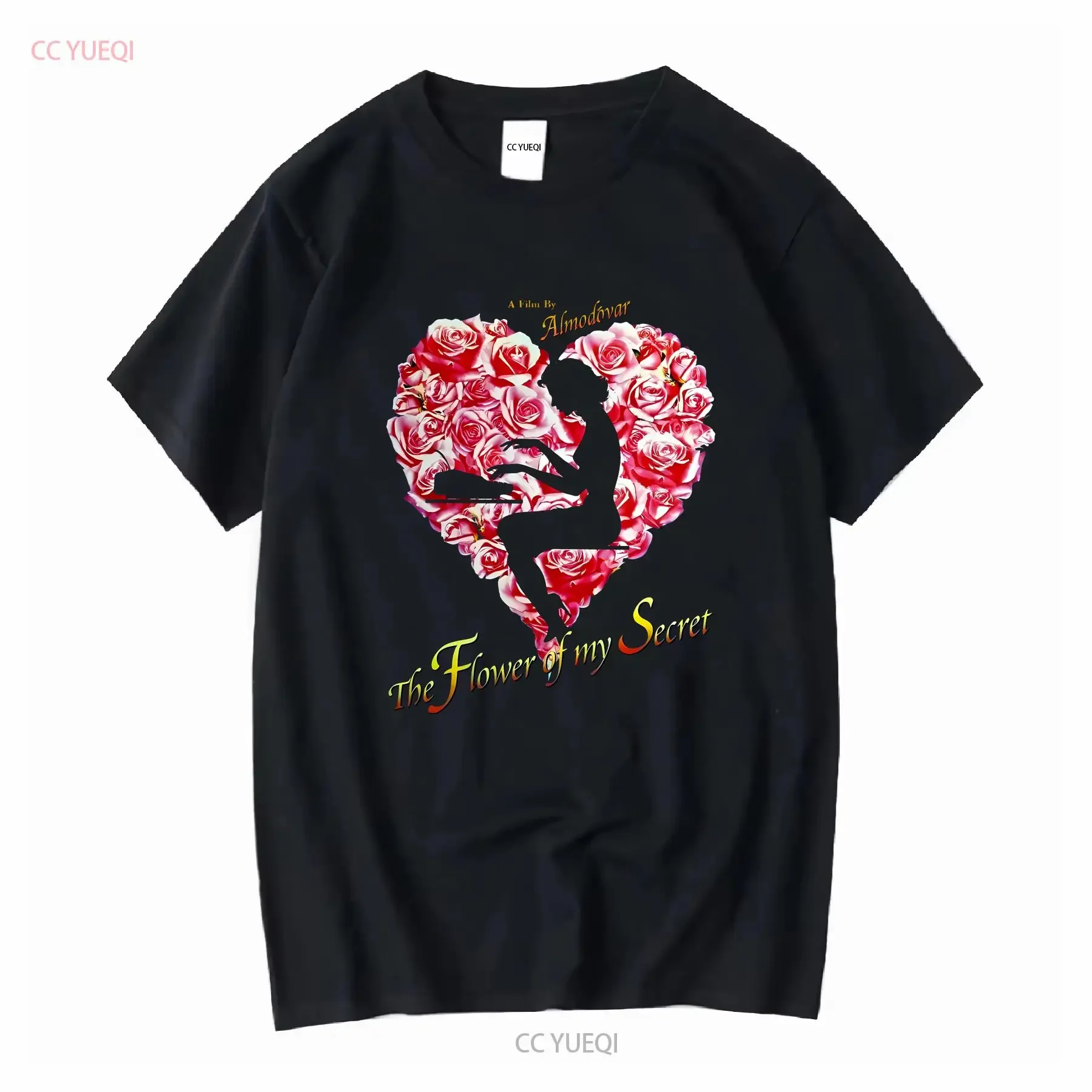 Flower Of My Secret Pedro Almodovar Movie T Shirt Volver Criterion Cult Film Faded long or short sleeves vintage Washed Unisex