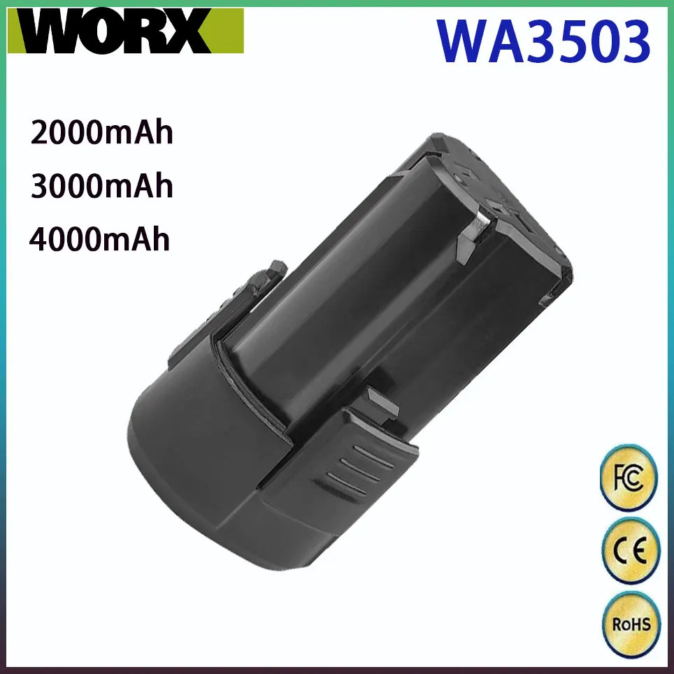 

Worx 12V 3.0Ah Battery WA3504 WA3505 WA3509 WA3553 for Rockwell RW9300 Li-ion Rechargeable Power Tool Battery